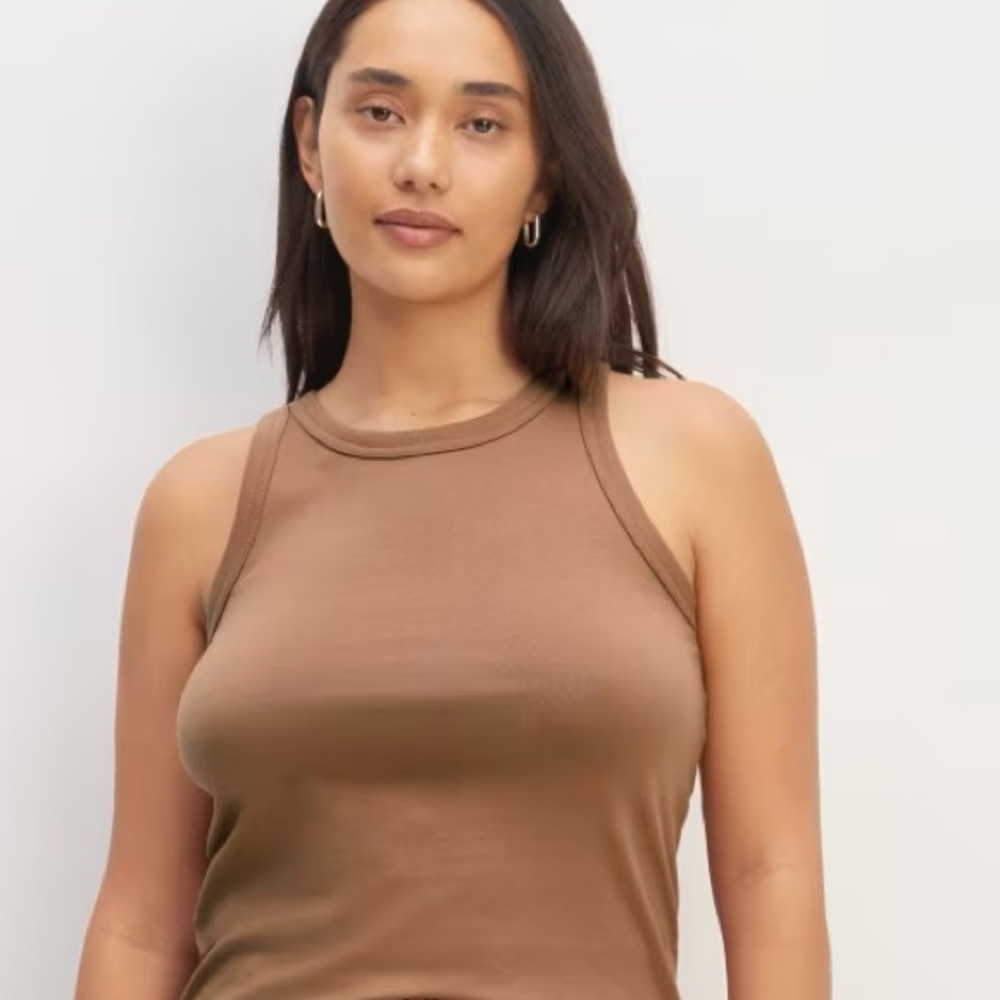 Everlane NWT Cropped Tank Brown Size Medium